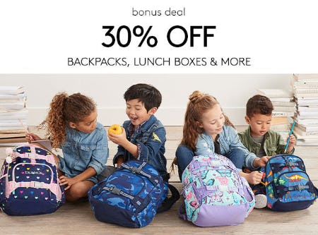 pottery barn backpacks sale