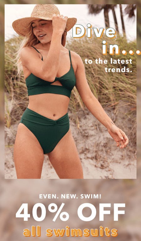 40% Off All Swimsuits