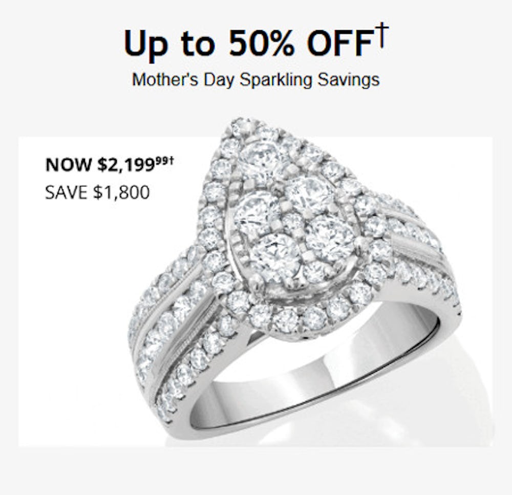 Mother's Day Sparkling Savings: Up to 50% off