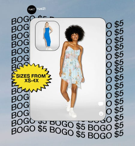 BOGO $5 Dresses from rue21