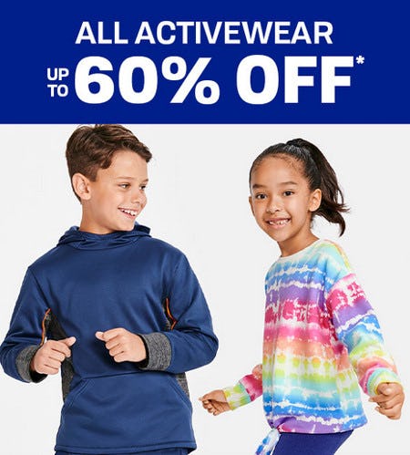 Up to 60% Off All Activewear from The Children's Place Gymboree