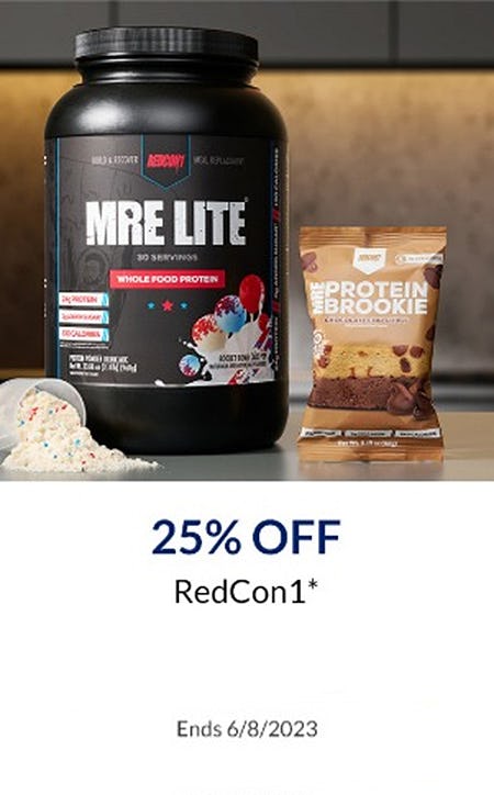 25% Off RedCon1 from The Vitamin Shoppe