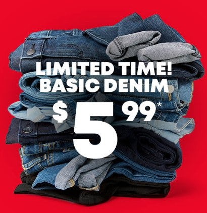Basic Denim $5.99 from The Children's Place