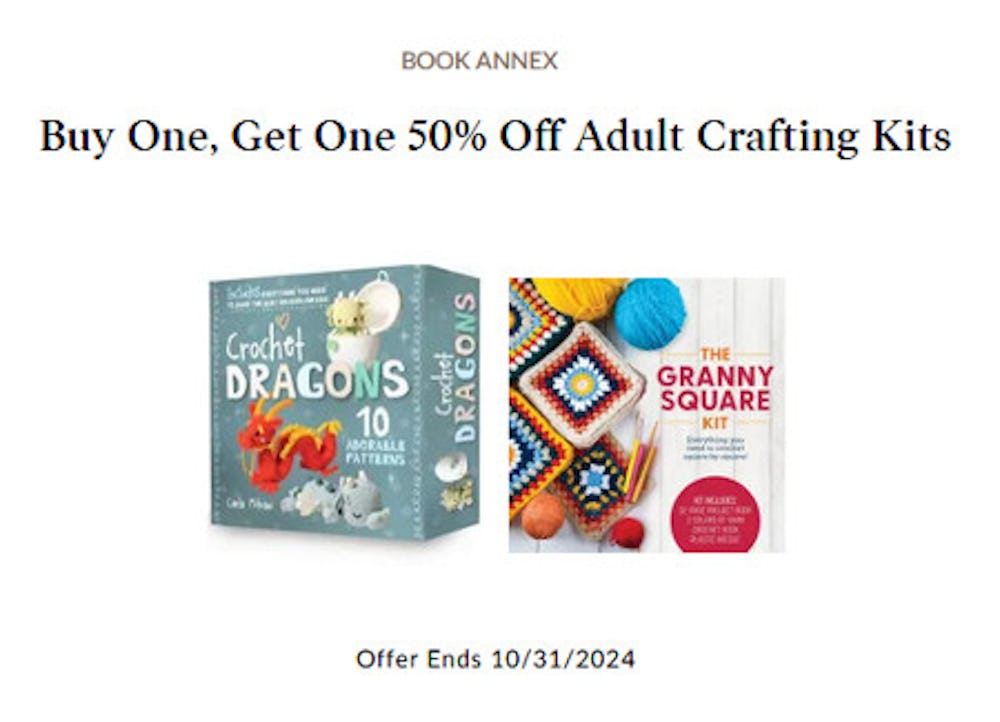 Buy One, Get One 50% off Adult Crafting Kits