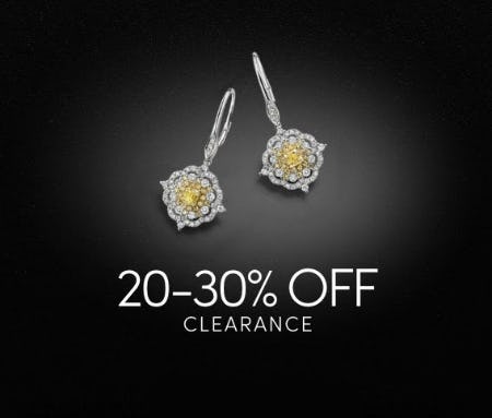 20-30% Off Clearance from Jared Galleria of Jewelry
