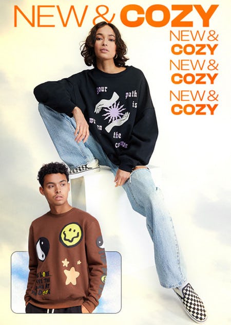Discover New & Cozy Hoodies & Sweatshirts