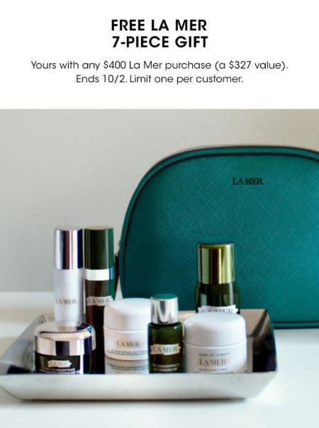 Free La Mer 7-Piece Gift from Bloomingdale's