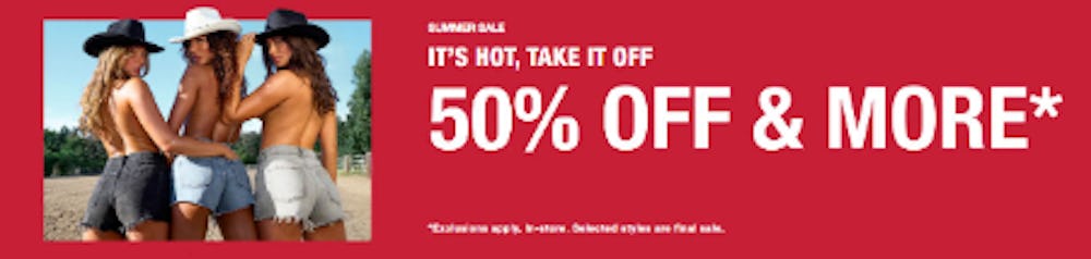 Summer Sale 50% Off & More