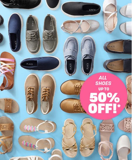All Shoes Up to 50% Off