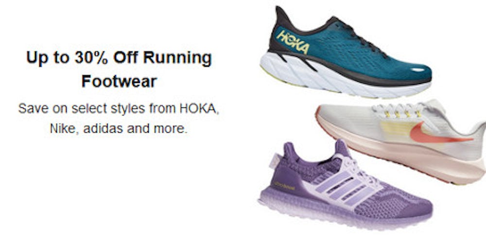 Up to 30% Off Running Footwear