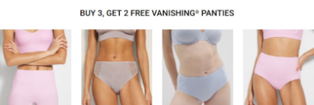 Buy 3, Get 2 Free Vanishing Panties