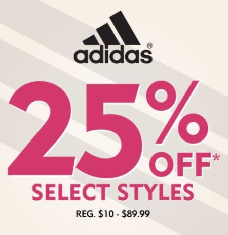 adidas 25 off
