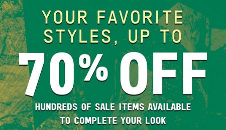 Your Favorite Styles, Up to 70% Off from Zumiez