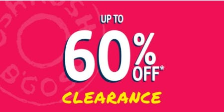 Up to 60% Off Clearance from Oshkosh B'gosh