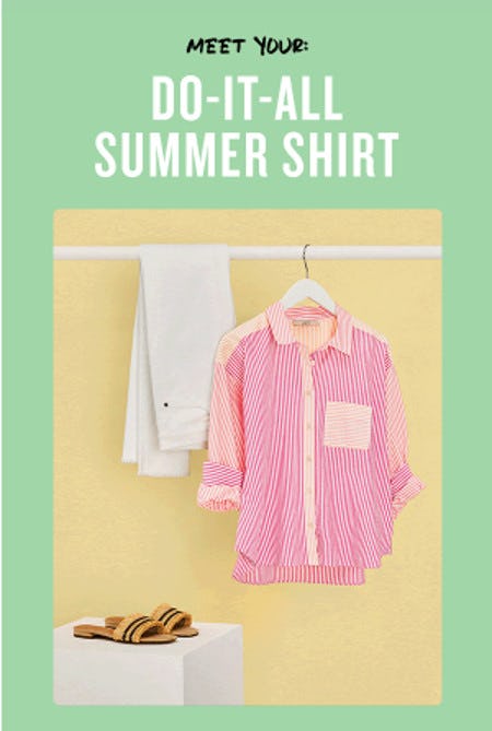 Meet Your: Do-It-All Summer Shirt from Loft