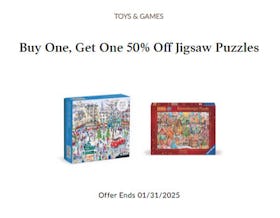 Buy One, Get One 50% off Jigsaw Puzzles