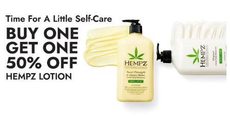 BOGO 50% Off HEMPZ Lotion from Sally Beauty Supply