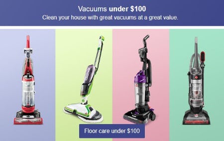 Vacuums Under $100 from Target