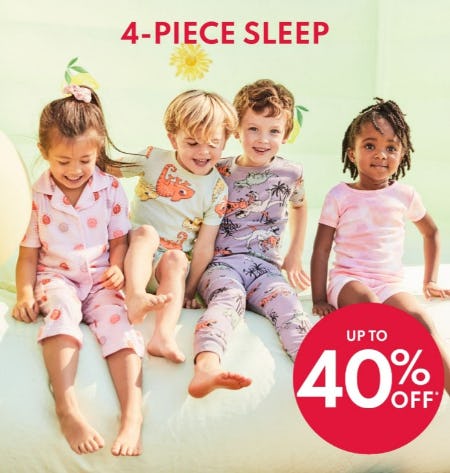4-Piece Sleep Up to 40% Off from Carter's
