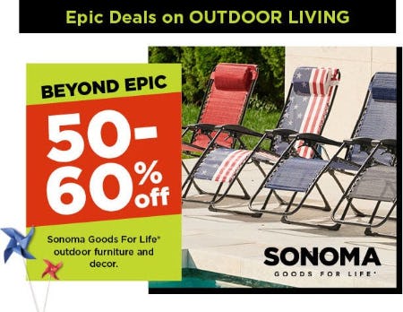 50-60% Off Sonoma Goods For Life Outdoor Furniture and Decor from Kohl's