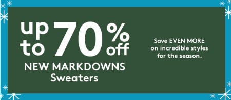 Up to 70% Off New Markdowns Sweaters from Nordstrom Rack