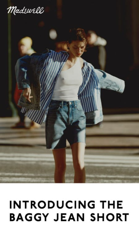 Introducing The Baggy Jean Short from Madewell