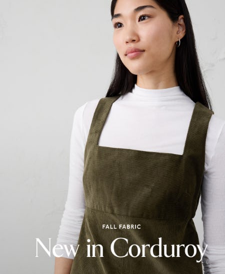 New in Corduroy