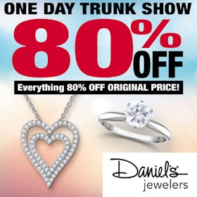 Daniel's Jewelers 80% OFF SALE