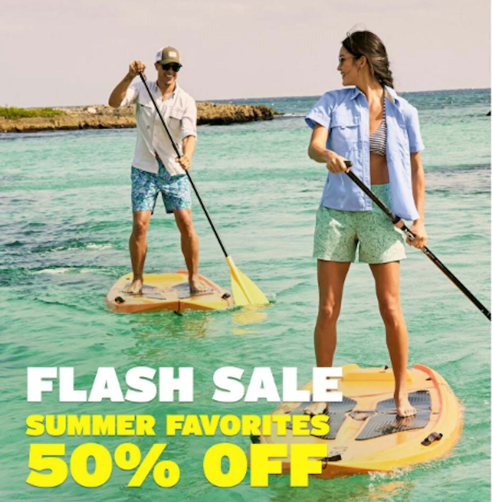 Flash Sale Summer Favorites 50% Off