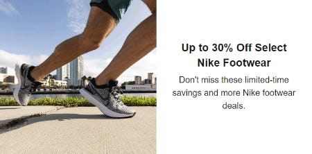 Up to 30% Off Select Nike Footwear from Dick's Sporting Goods