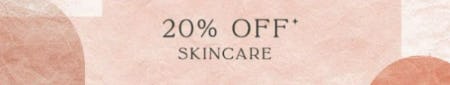 20% Off Skincare from Anthropologie