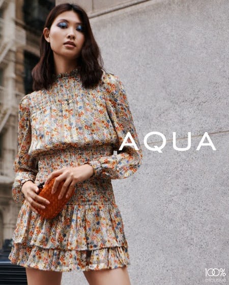 All-New AQUA For The New Year from Bloomingdale's