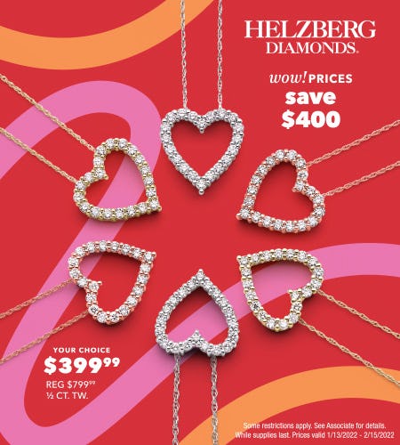 PERFECT HEART PENDANT WOW! PRICE from Helzberg Diamonds