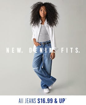 All Jeans $16.99 and Up