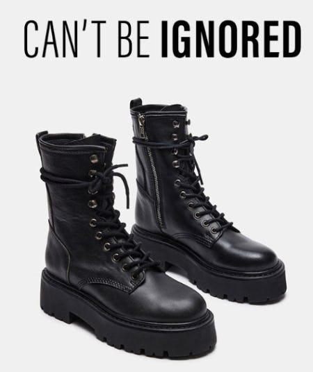 Combat Boot Of Your Dreams from Steve Madden