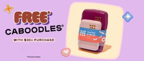 Free Caboodles With $30+ Purchase