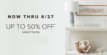 Up to 50% Off Select Home from Belk Men's