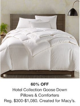 60 Off Hotel Collection Goose Down Pillows Comforters At Macy S