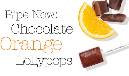 Chocolate Orange Lollys Are Here from See's Candies