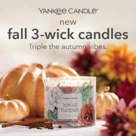 New Fall 3-Wick Candles