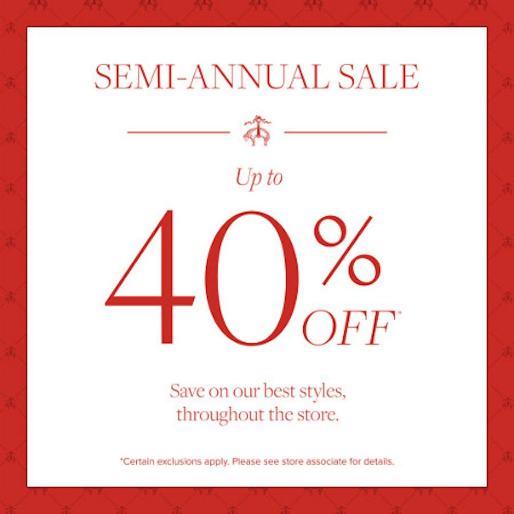 Semi-Annual Sale has arrived!
