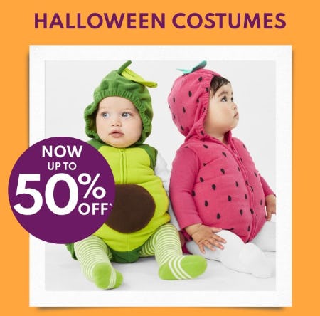 Up to 50% Off Halloween Costumes from Carter's Oshkosh