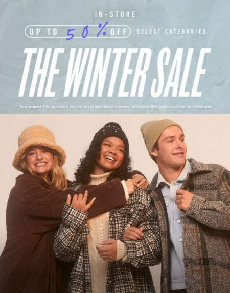 Up to 50% Off The Winter Sale from Forever 21