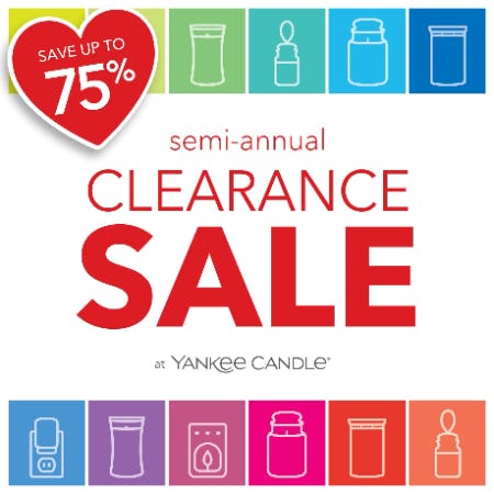 Semi Annual Sale at Yankee Candle! from Yankee Candle