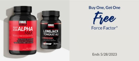 Buy One, Get One Free Force Factor from The Vitamin Shoppe
