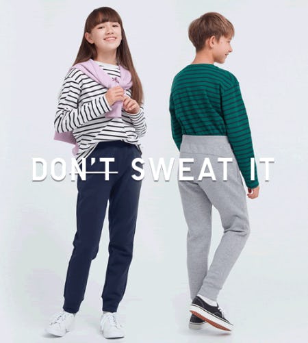 All Day Every Day Sweat Sets from Uniqlo