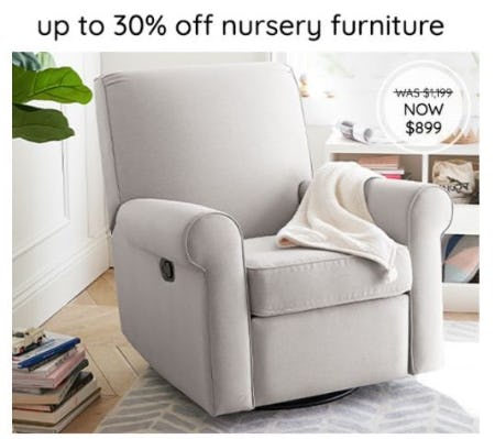 Up to 30% Off Nursery Furniture from Pottery Barn Kids