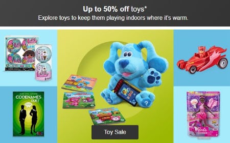 Up to 50% Off Toys