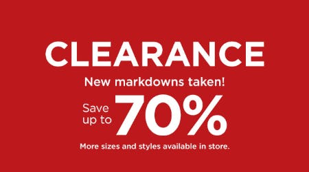 Clearance Save Up to 70% from Kohl's