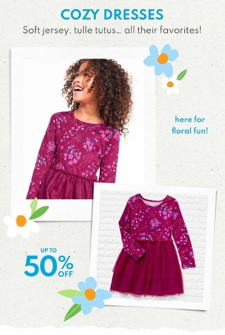 Up to 50% Off Cozy Dresses from Carter's